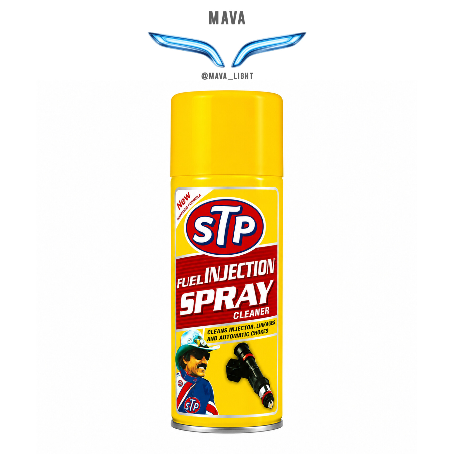 اسپری تمیزکننده انژکتور STP Fuel Injection Spray Cleaner کارتن ۱۲ عددی
