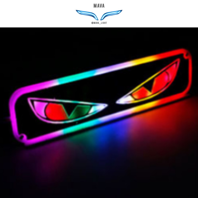 چراغ بلوک خودرو طرح چشم شیطان | Devil Eye LED RGB